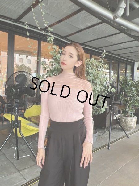 画像3: シースルーデザインカットソー (3)