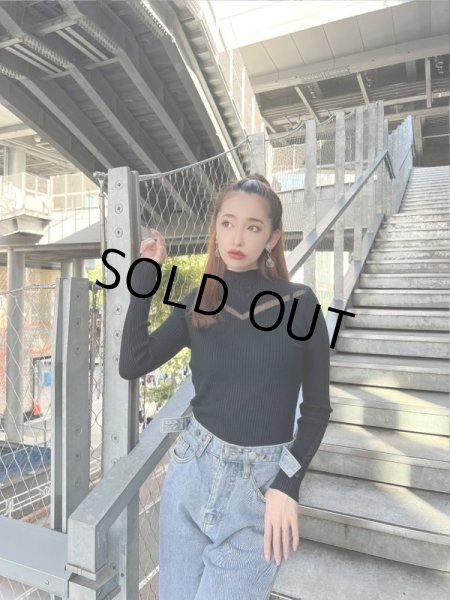 画像4: Vラインシースルーカットソー (4)