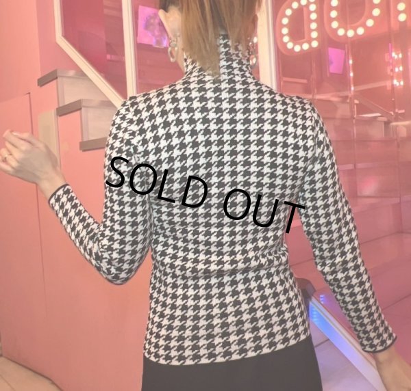 画像11: 千鳥柄タートルカットソー (11)