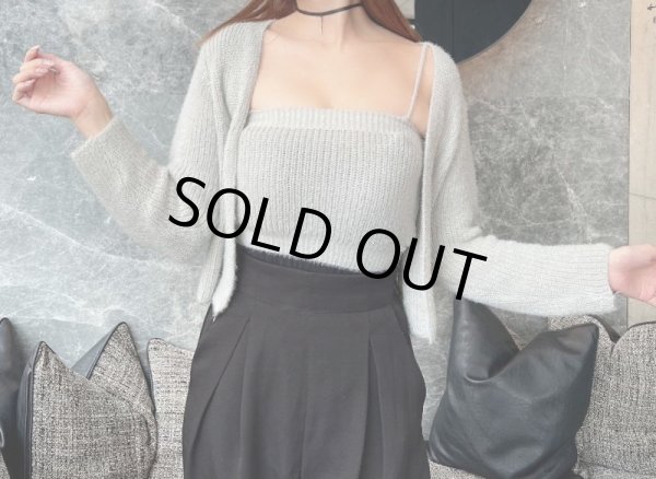 画像5: ニットカーデ＆キャミアンサンブル (5)