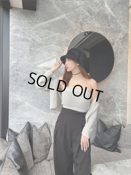 画像4: ニットカーデ＆キャミアンサンブル (4)