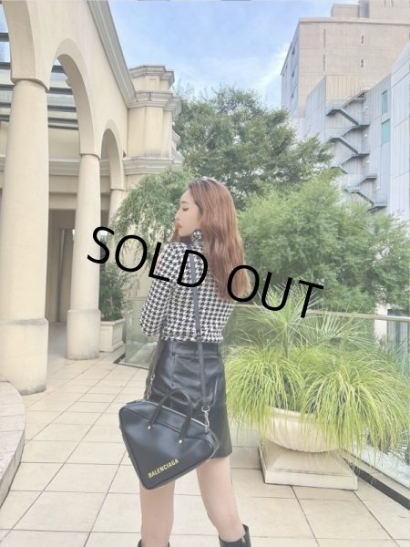 画像3: 千鳥柄タートルカットソー (3)