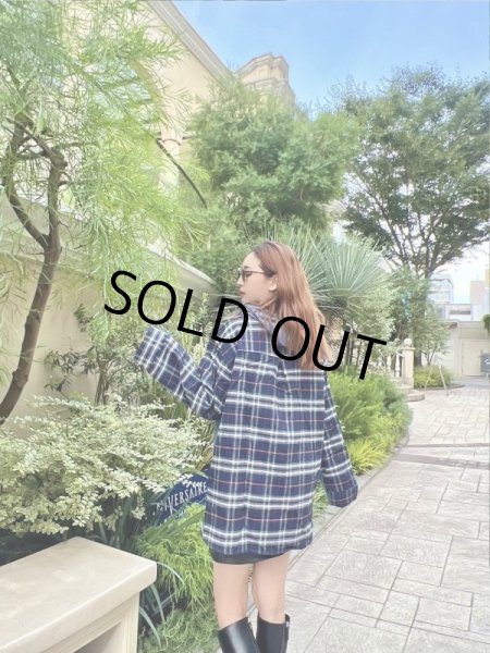 画像3: デザインチェック柄フーディー (3)