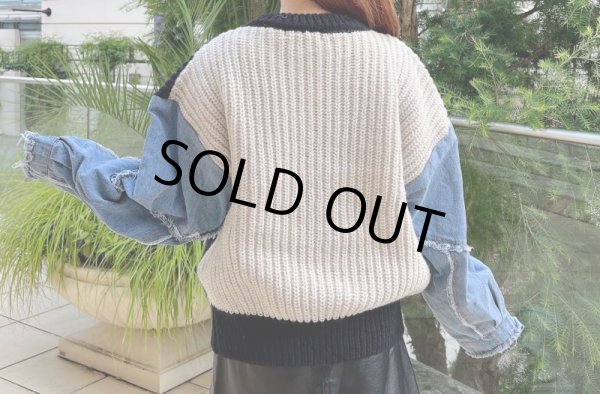 画像7: カジュアルデニムニット (7)