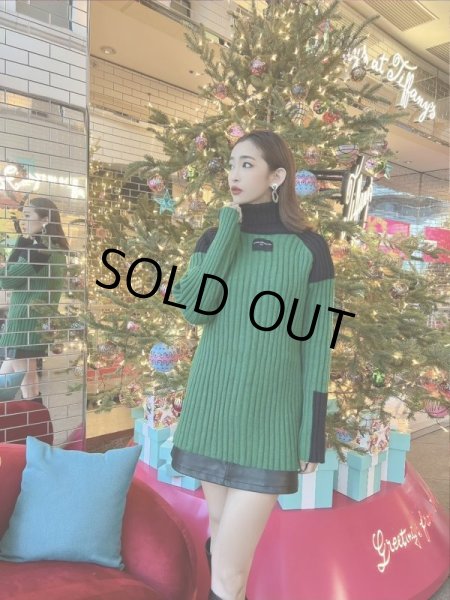 画像7: ハイネックデザインニット (7)