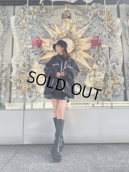 画像5: ツイードデザインボアジャケット (5)