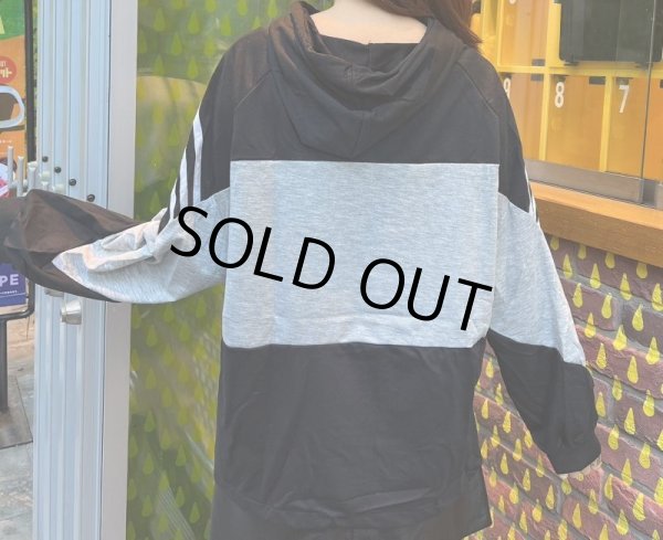 画像6: ラインデザインフーディー (6)