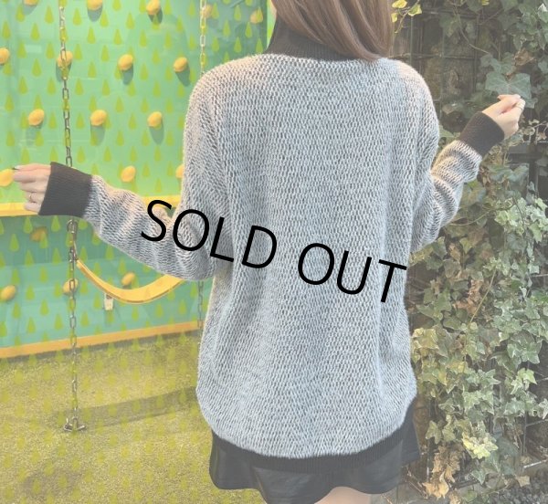 画像9: バイカラーハイネックニット (9)