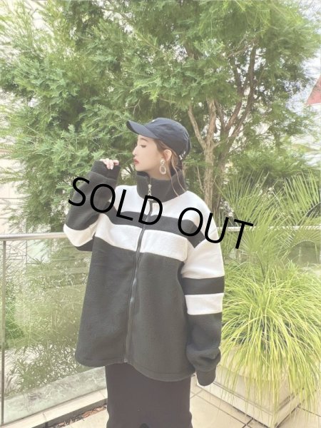 画像5: バイカラーボアジャケット (5)