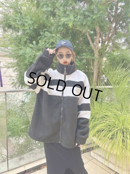 画像8: バイカラーボアジャケット (8)