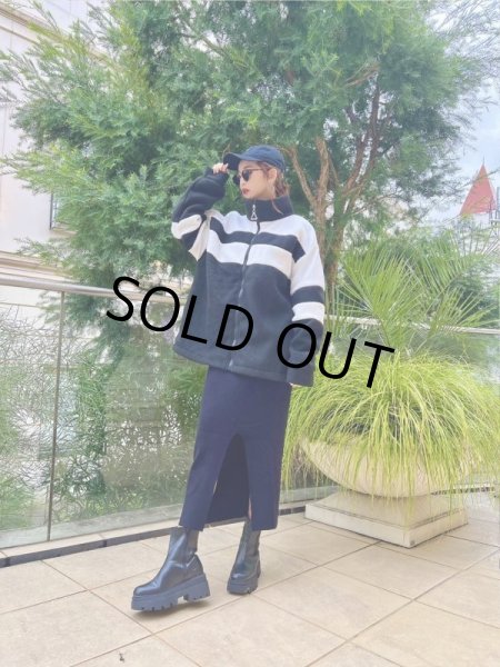 画像4: バイカラーボアジャケット (4)