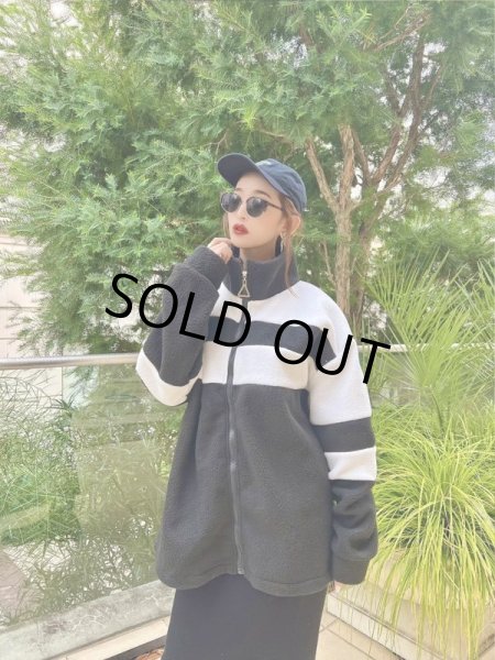 画像3: バイカラーボアジャケット (3)