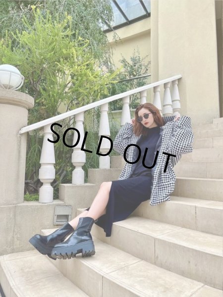 画像4: 千鳥柄フードジャケット (4)