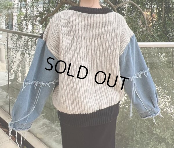 画像7: デニムドッキングニット (7)