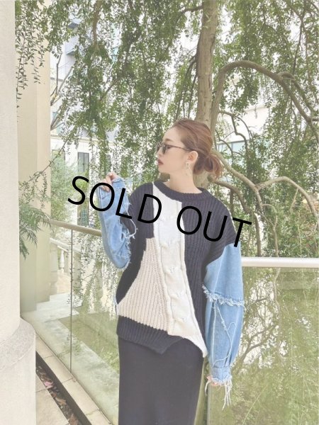 画像3: デニムドッキングニット (3)