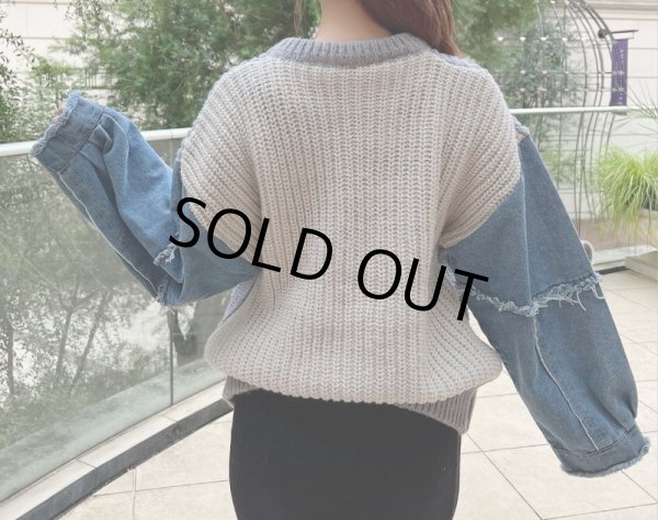 画像7: デニムドッキングニット (7)