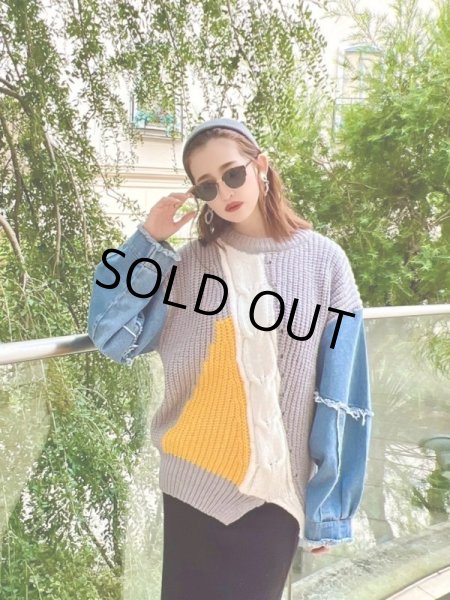 画像3: デニムドッキングニット (3)