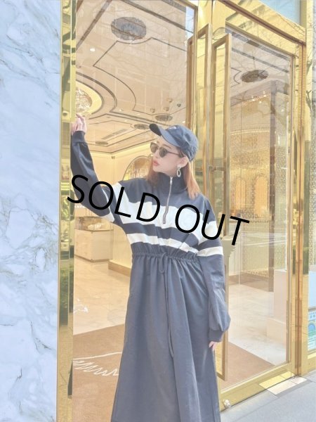 画像6: ラインロングワンピ【アウトレット商品】 (6)