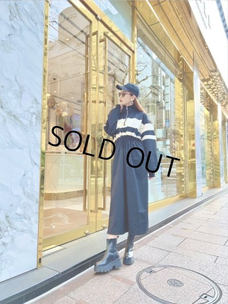 画像4: ラインロングワンピ【アウトレット商品】 (4)