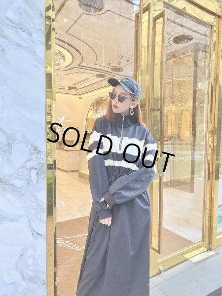 画像7: ラインロングワンピ【アウトレット商品】 (7)