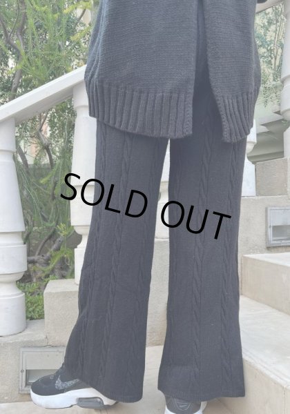 画像6: ニットワイドパンツ (6)
