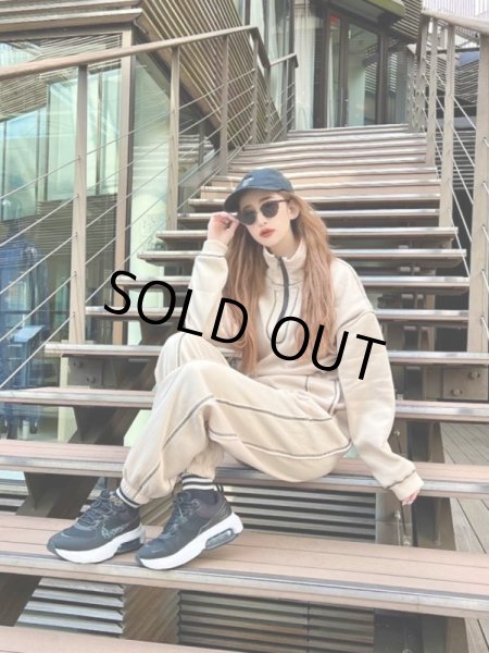 画像3: ハーフジップセットアップ (3)