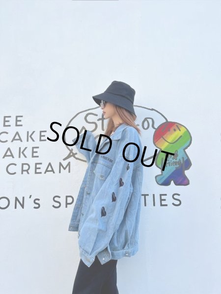 画像4: ハートデニムジャケット (4)