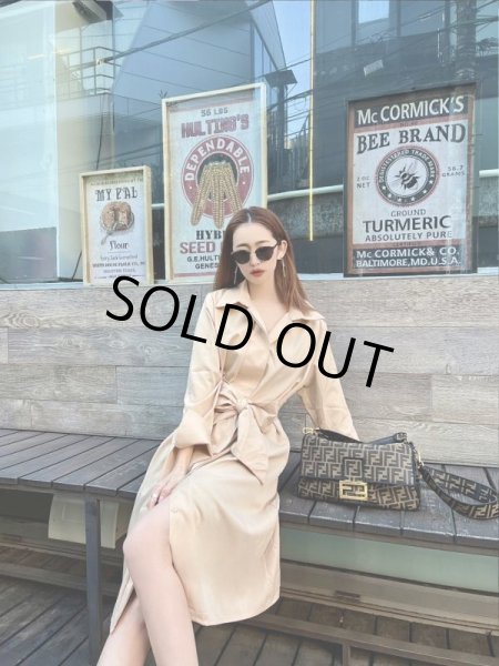 画像2: ワントーンシャツワンピ (2)