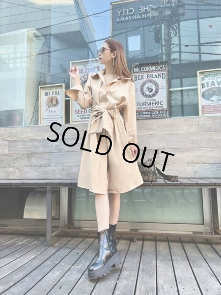 画像3: ワントーンシャツワンピ (3)