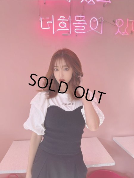 画像5: フリルバイカラーＴシャツ (5)