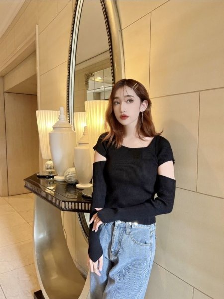 画像4: アームウォーマーカットソー (4)