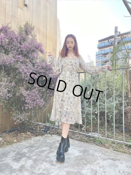 画像12: 花柄フレアワンピース (12)