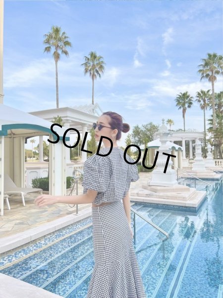 画像7: チェック柄マキシセットアップ (7)