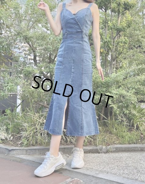 画像8: デニムカジュアルワンピース (8)