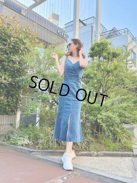 画像2: デニムカジュアルワンピース (2)