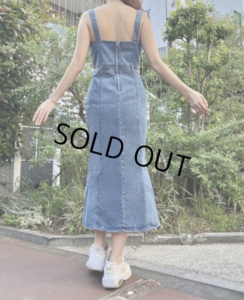 画像9: デニムカジュアルワンピース (9)