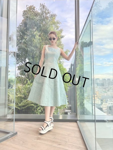 画像5: ワントーンフレアワンピース (5)