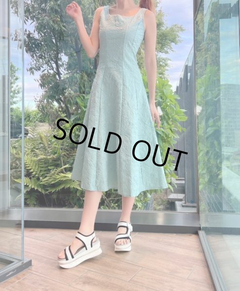 画像7: ワントーンフレアワンピース (7)