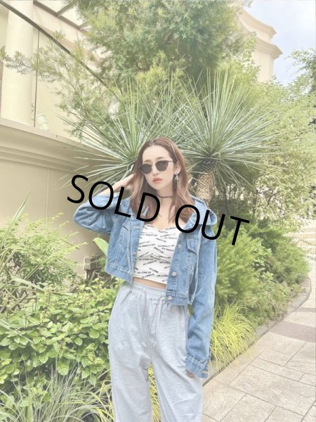 画像3: ショート丈デニムジャケット (3)