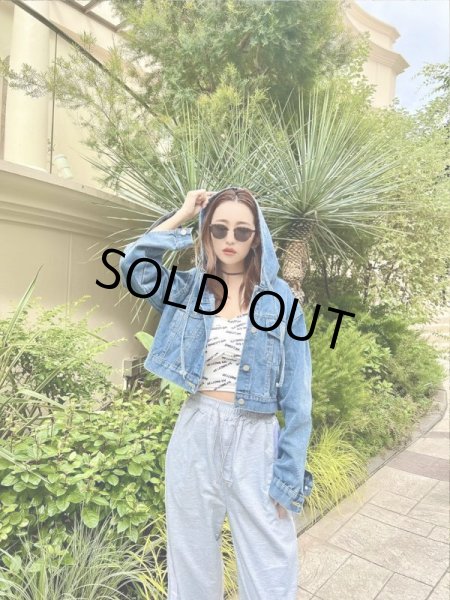 画像2: ショート丈デニムジャケット (2)