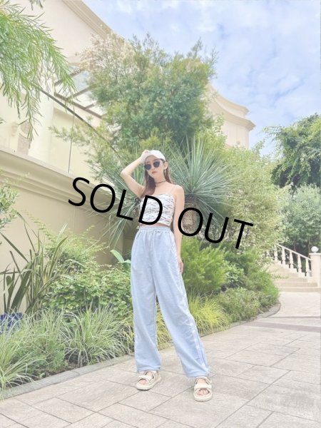 画像2: カジュアルワイドパンツ (2)