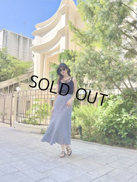 画像5: 千鳥柄マーメイドスカート (5)