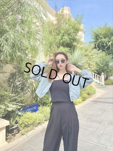 画像6: ショート丈デニムジャケット (6)