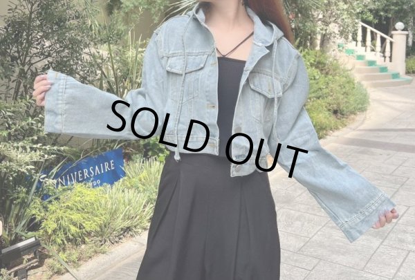 画像7: ショート丈デニムジャケット (7)