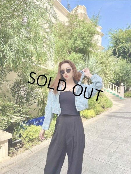 画像3: ショート丈デニムジャケット (3)