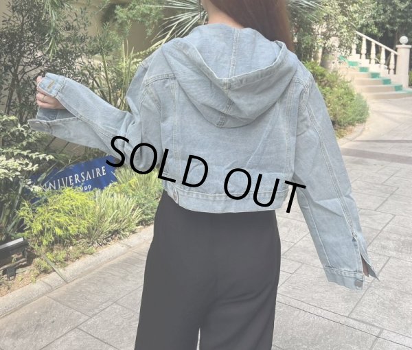 画像8: ショート丈デニムジャケット (8)