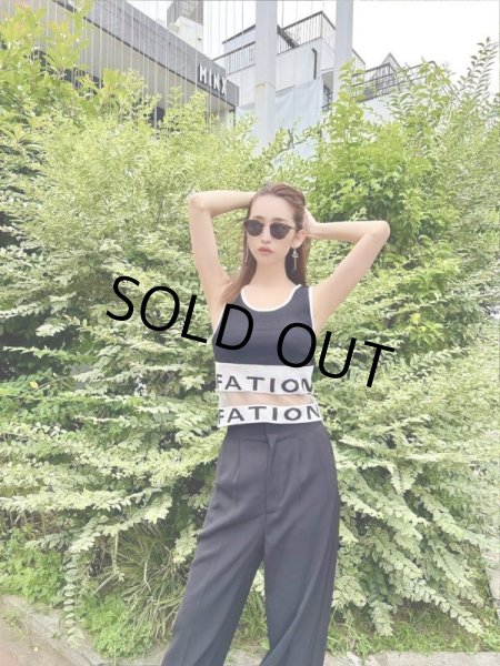 画像5: シースルーロゴトップス (5)