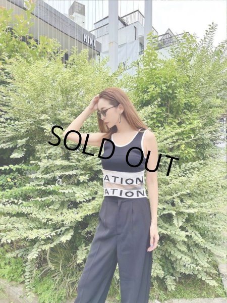 画像4: シースルーロゴトップス (4)