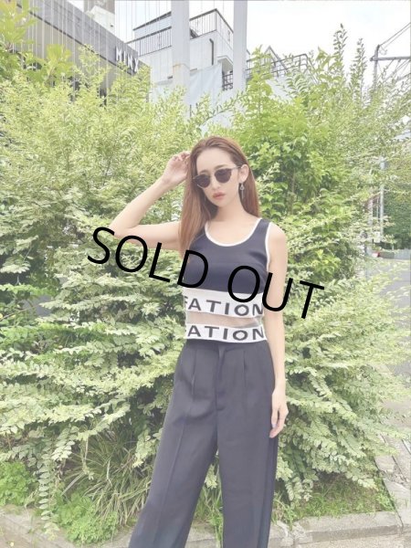 画像3: シースルーロゴトップス (3)