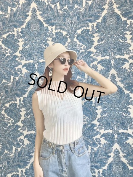 画像3: シースルーストライプトップス (3)